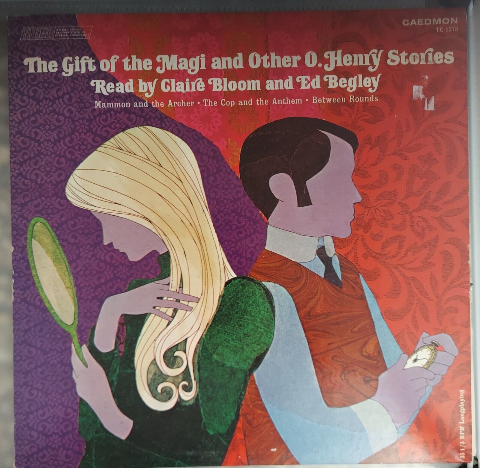Claire Bloom and Ed Begley Read O\'Henry Stories, Vinyl LP, NM