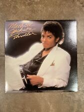 VINTAGE MICHAEL JACKSON THRILLER ALBUM (1982)  W/ LYRIC LINER & NO MJ CREDIT picture