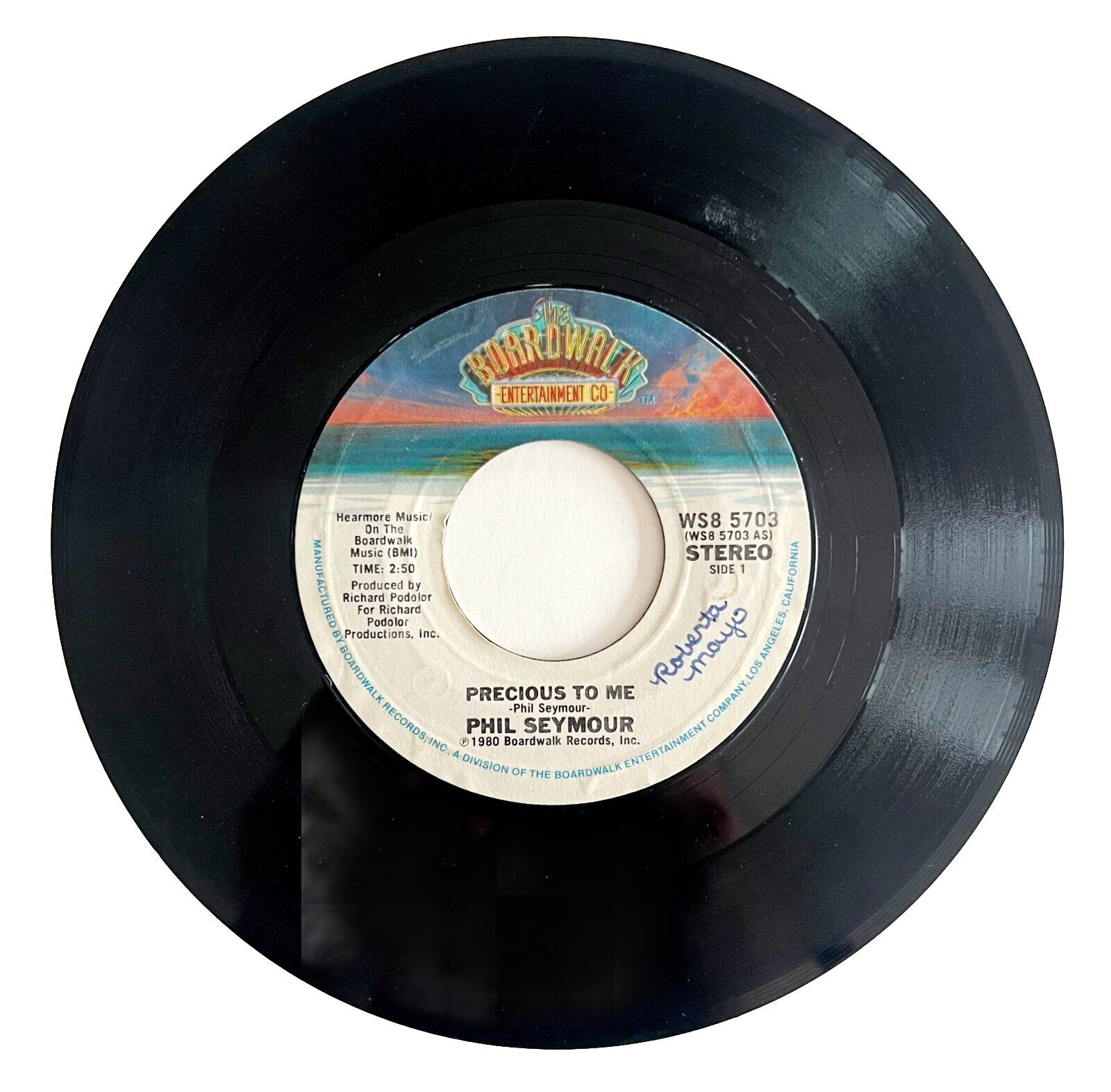Phil Seymour Precious To Me Baby It\'s You 1980 Vinyl Record 7\