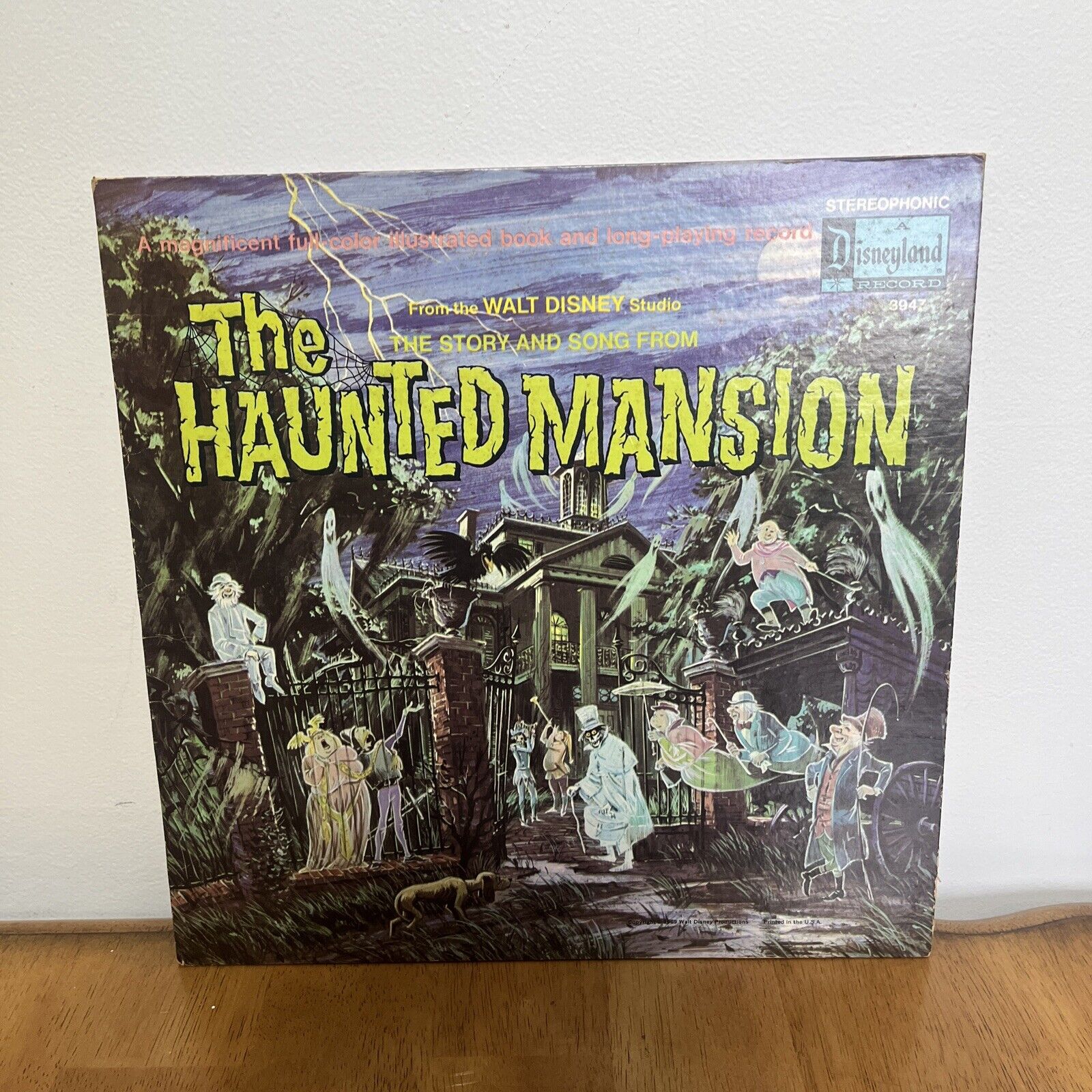 Walt Disney Studio - The Haunted Mansion - 1969 - STEREO - Vinyl Untested 