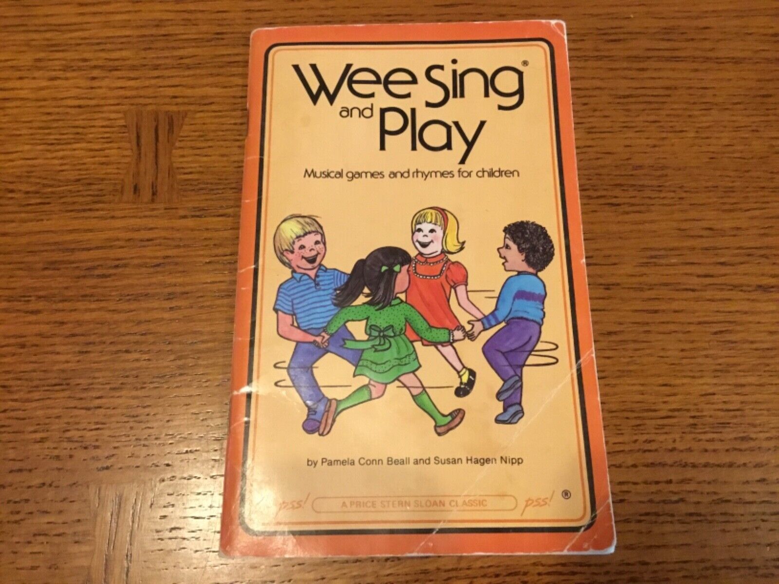 Wee Sing and Play Musical Games & Rhymes for Children Book Only 1981 Vtg 1st Ed