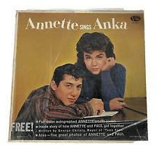 Annette Funicello ~Annette Sings Anka~ Orig. LP/Vinyl Buena Vista 1960 VG+~4 picture