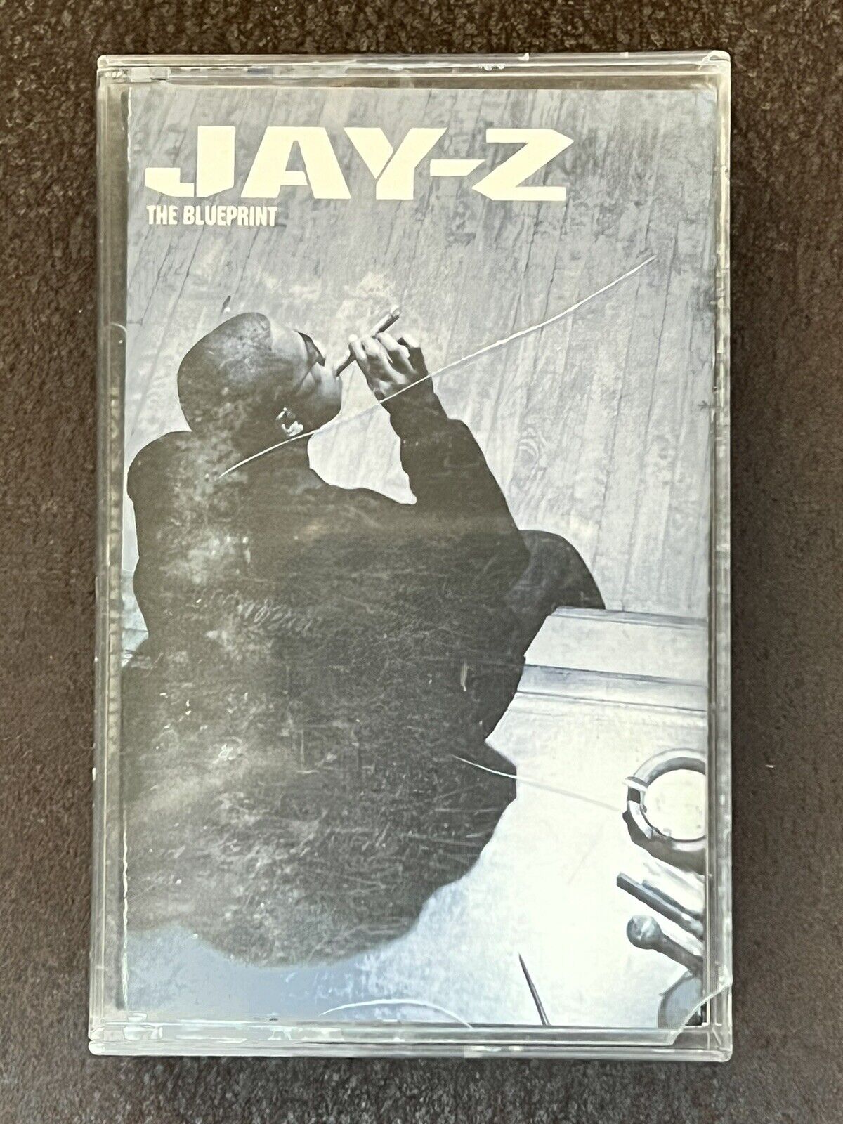 Jay-Z The Blueprint 2001 Cassette Blue Tape Rap Hip-Hop Rare Vintage Roc-A-Fella