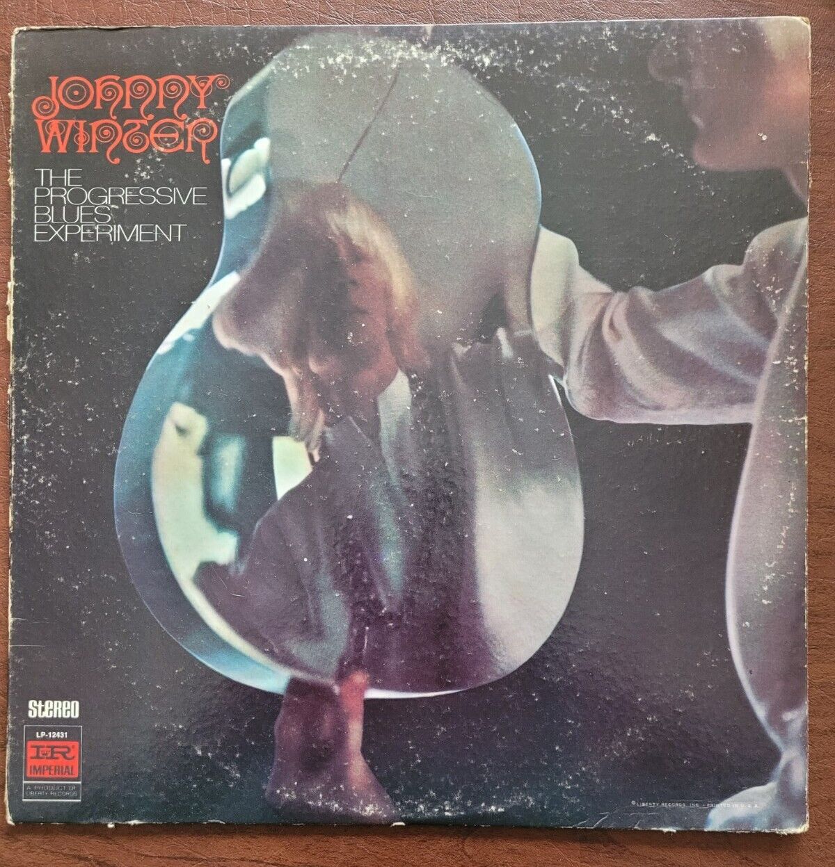 Johnny Winter‎–Progressive Blues Experiment-1969 Imperial ‎LP-12431 33 RPM 