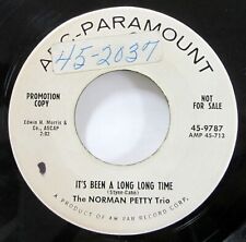 NORMAN PETTY TRIO 45 Almost paradise / It's Been a long time ABC Promo   Bd 111 picture