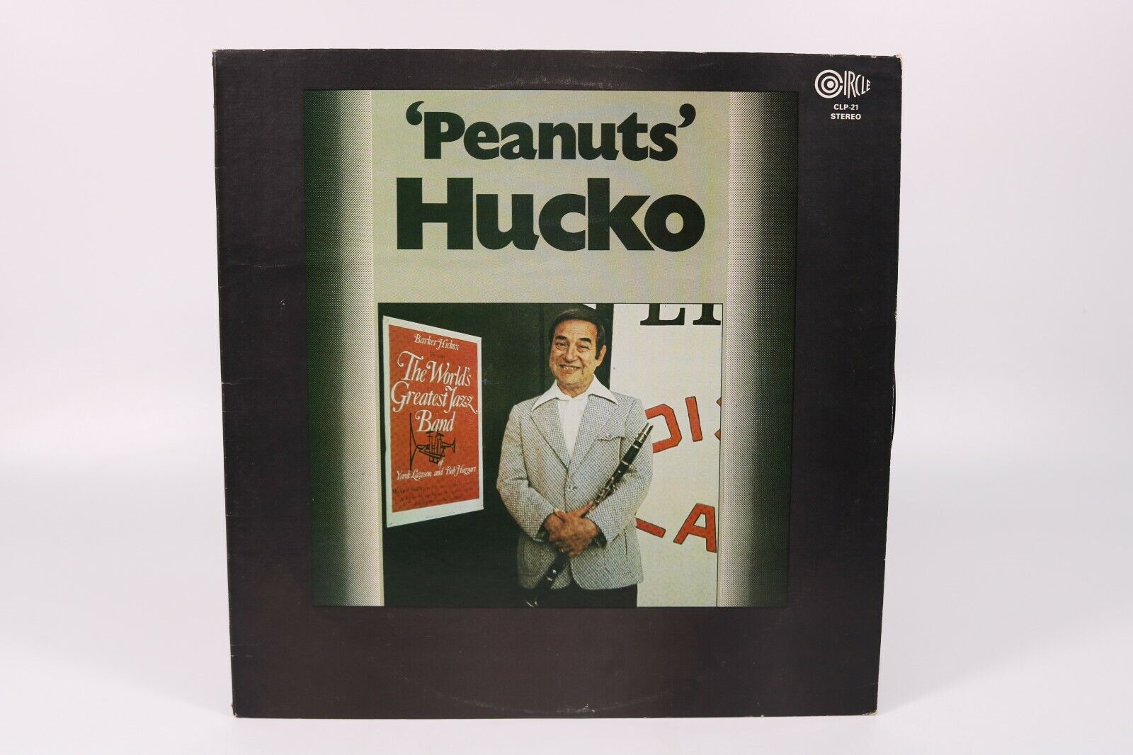 Peanuts Hucko World's Greatest Jazz Band 1981 Circle Records 33 Vinyl Record LP
