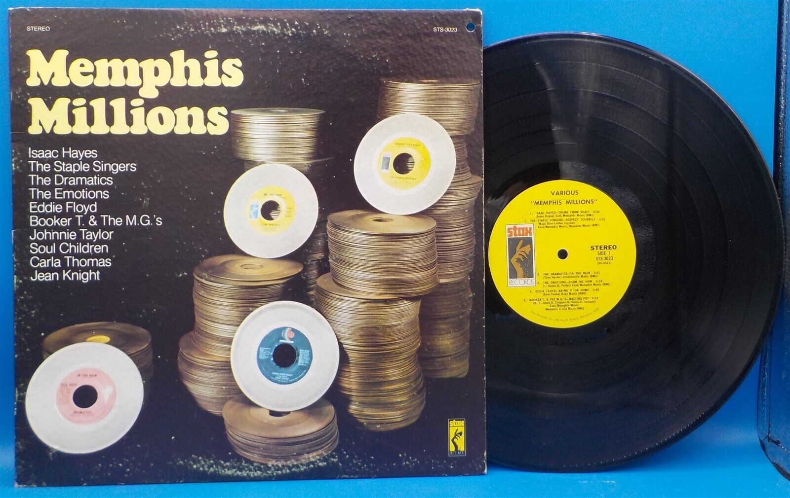 Isaac Hayes, Dramatics, Eddie Floyd, Booker T, Emotions LP Memphis Millions BX15