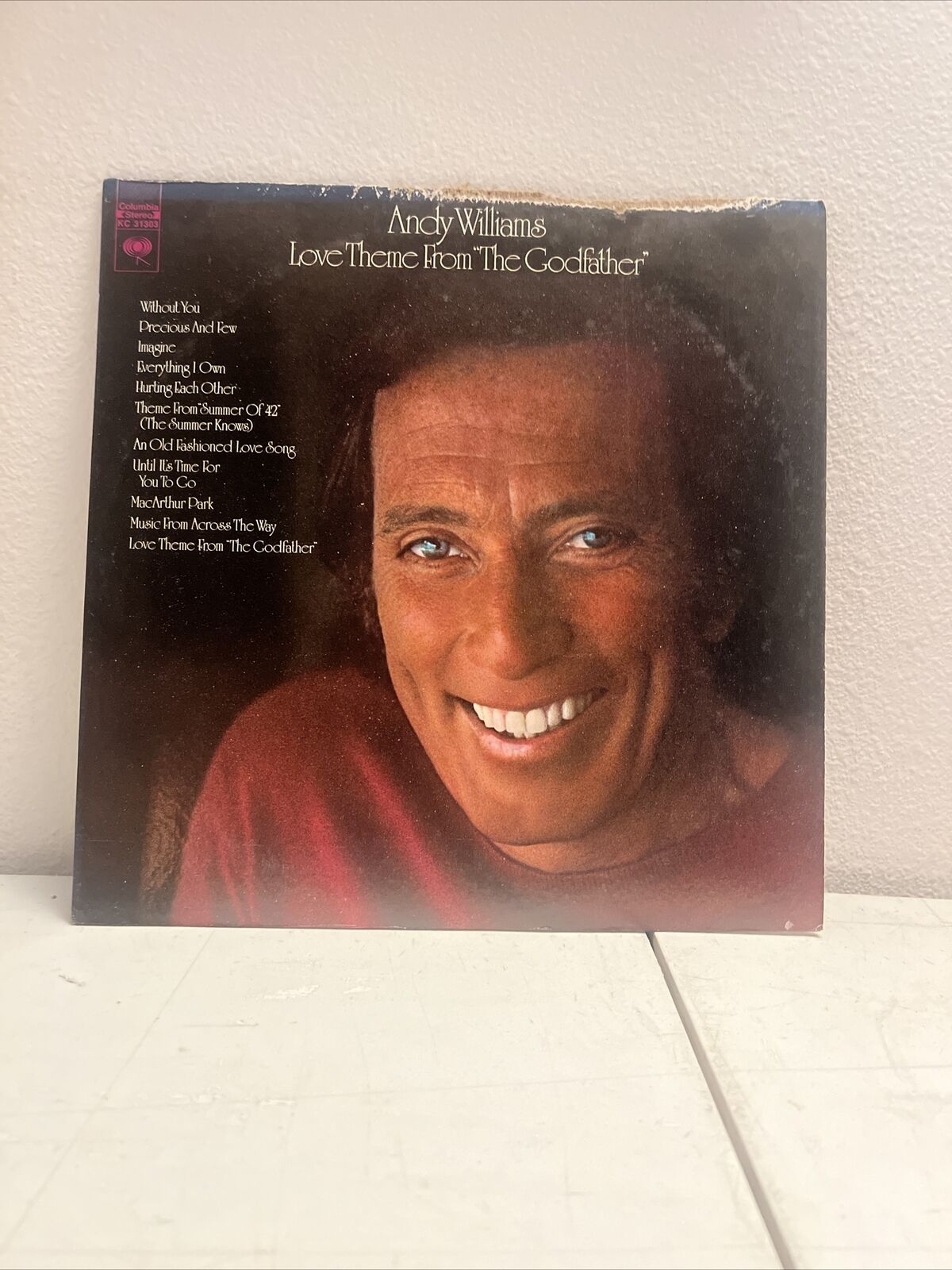 Andy Williams Album Vinyl 1972 Columbia Love Theme From The Godfather. Original