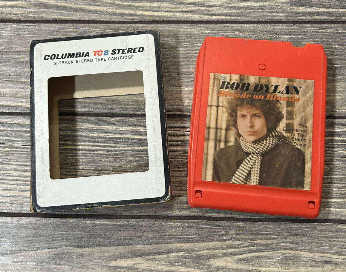Vintage Bob Dylan Blonde on Blonde 8 Track Stereo Cartridge