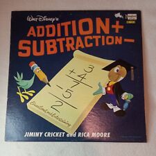 Walt Disney's Addition and Subtraction LP Vinyl Record Disneyland Records 1963 picture