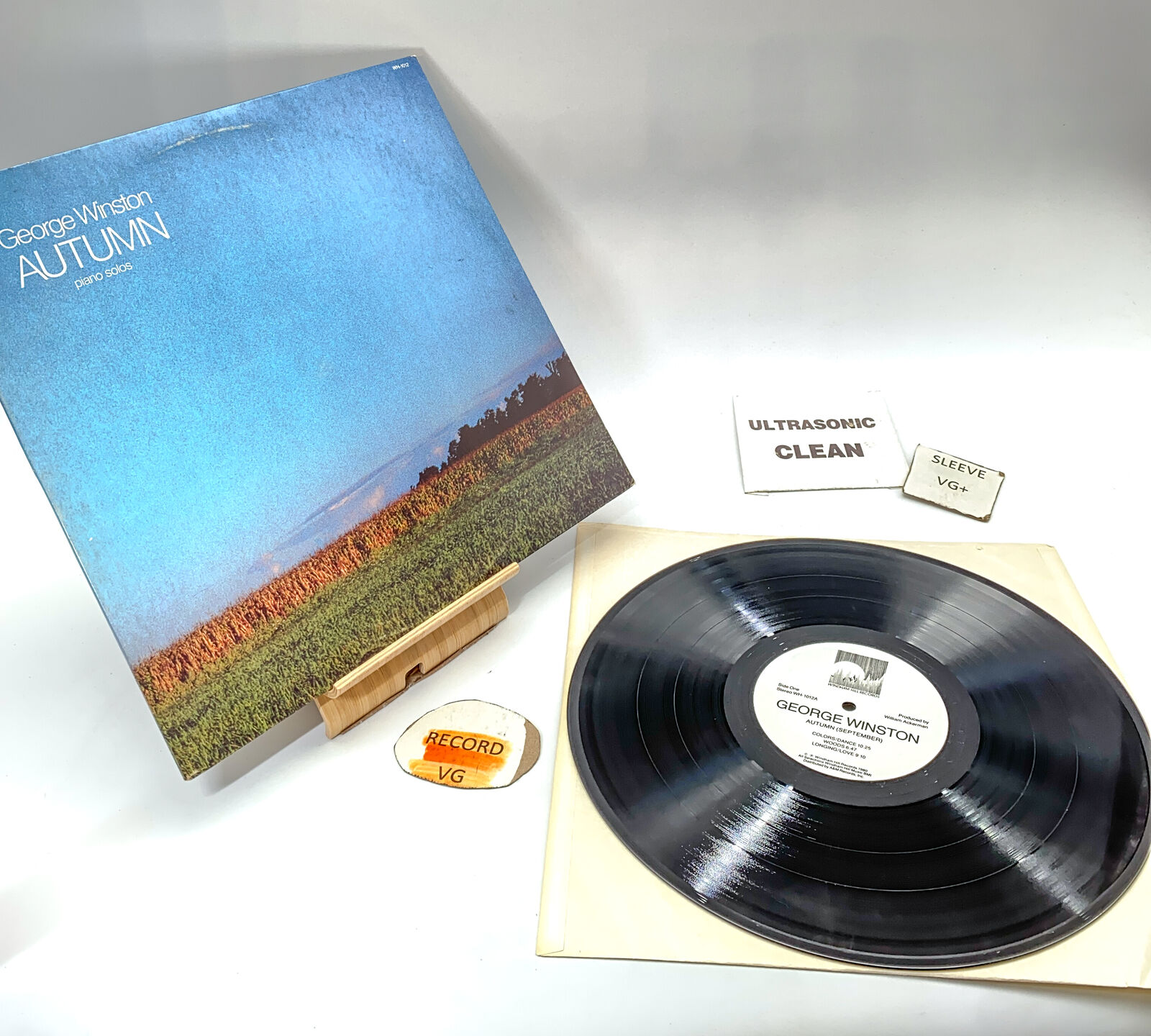 George Winston - Autumn VG/VG+ Ultrasonic Clean Vintage Vinyl
