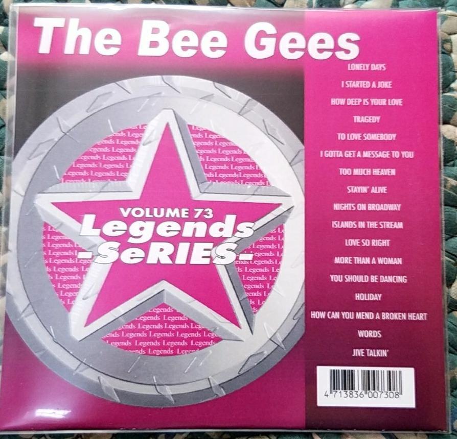 LEGENDS KARAOKE CDG THE BEE GEES OLDIES #73 17 SONGS CD+G JIVE TALKIN,TRAGEDY