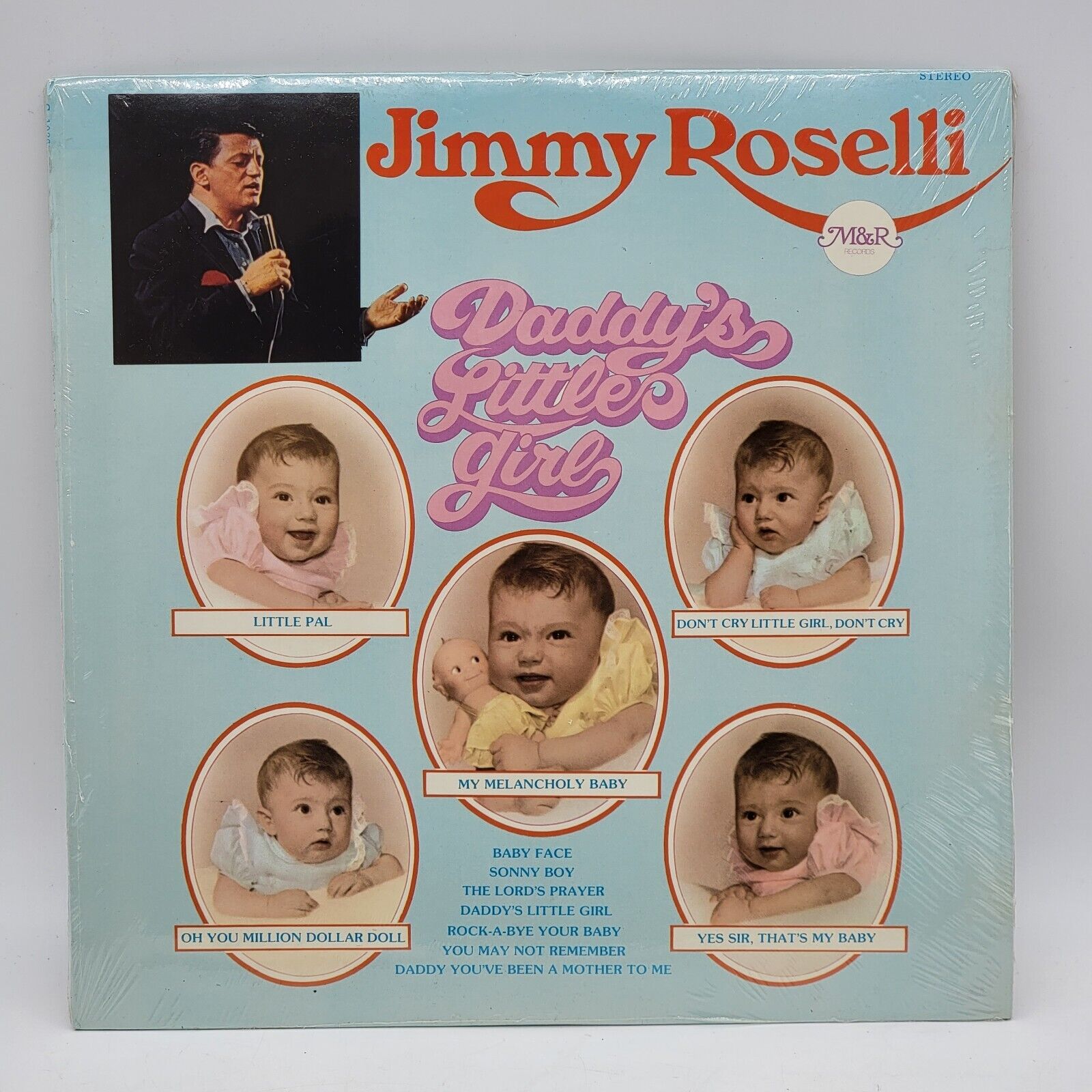 Vintage M & R Records C1026 Jimmy Roselli Daddys Little Girl Vinyl Record