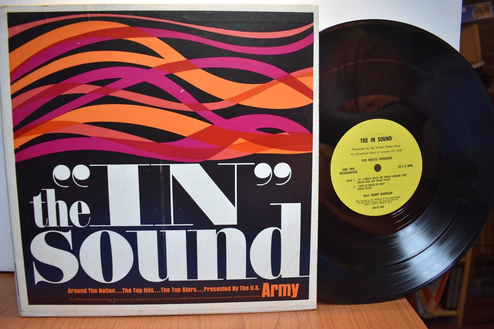 Harry Harrison U.S. Army The “In” Sound January 29, 1968 LP Five Minute Programs