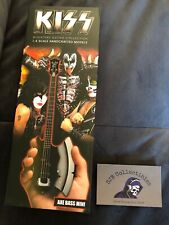 KISS Gene Simmons Signature Axe Bass Handcrafted Mini Gutiar Replica 1:4 Scale picture