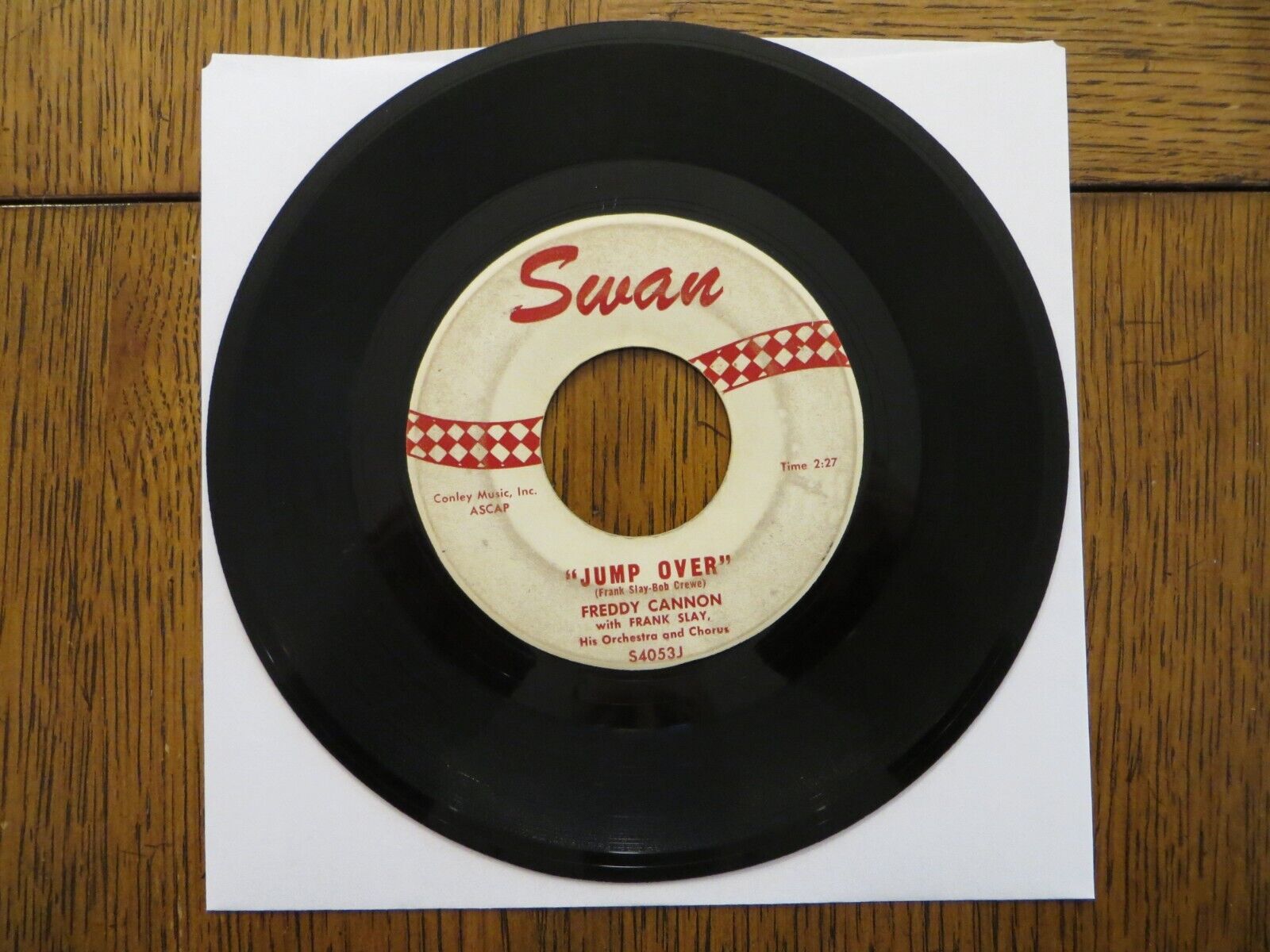 Freddy Cannon – Jump Over / The Urge - 1960 - Swan S4053 7\