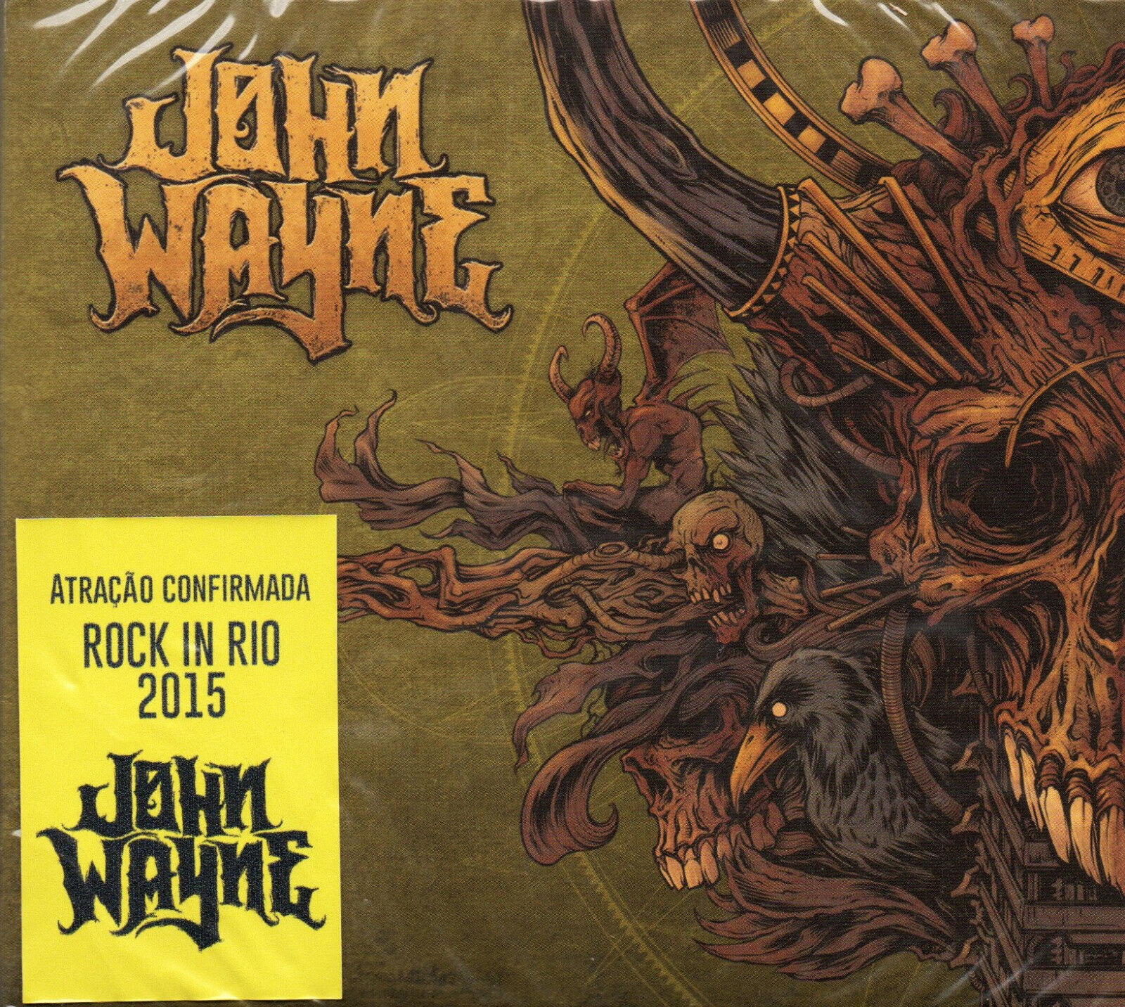 John Wayne CD Dois Lados Parte 1 Brand New First Pressing Digipak Made In Brazil