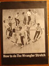 The Wrangler Stretch Sheet Music 1964 Promotional How To Do RARE VINTAGE  picture