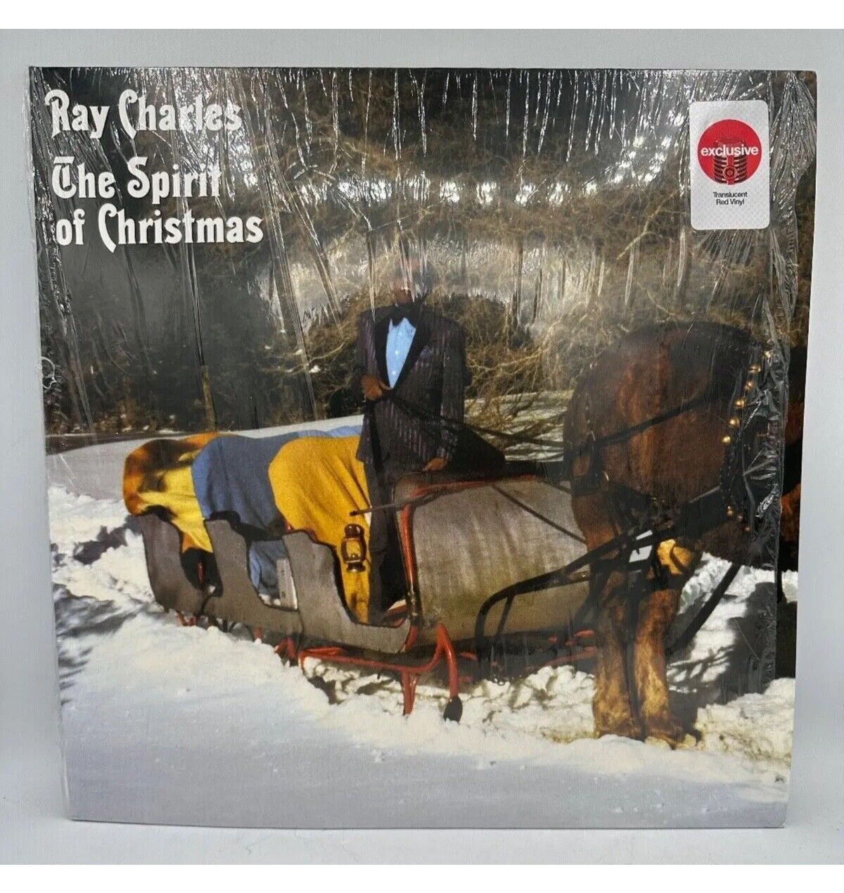 Ray Charles The Spirit of Christmas Translucent Red Vinyl LP Exclusive