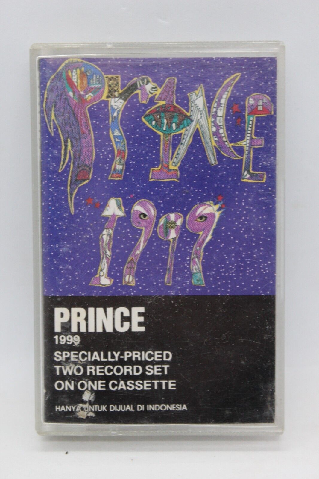 VINTAGE PRINCE 1999 MUSIC CASSETTE - VERY RARE INDONESIAN PRESSING
