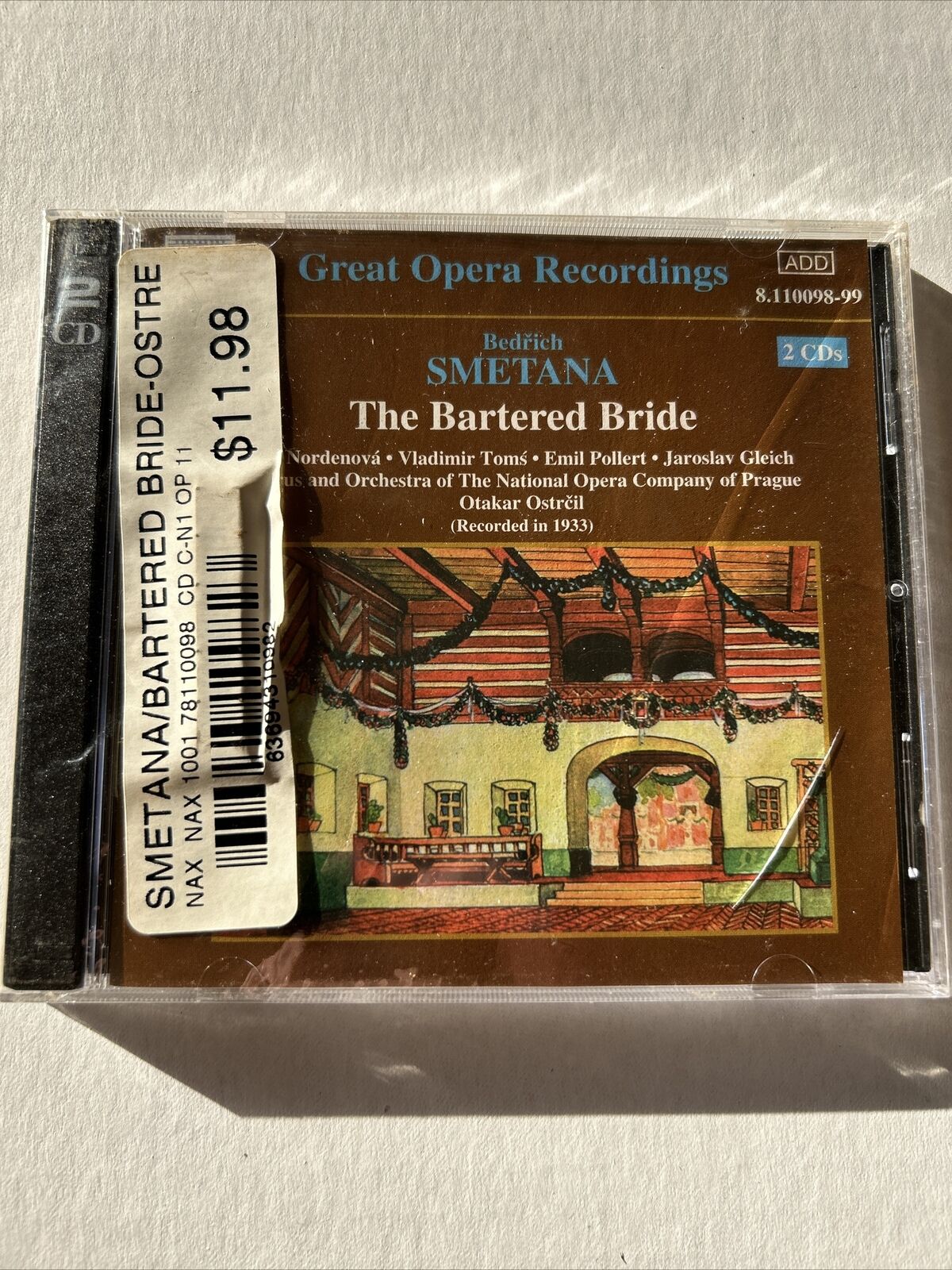 Bedrich Smetana: The Bartered Bride  (CD) 2 Disc Naxos Opera Recordings *HH