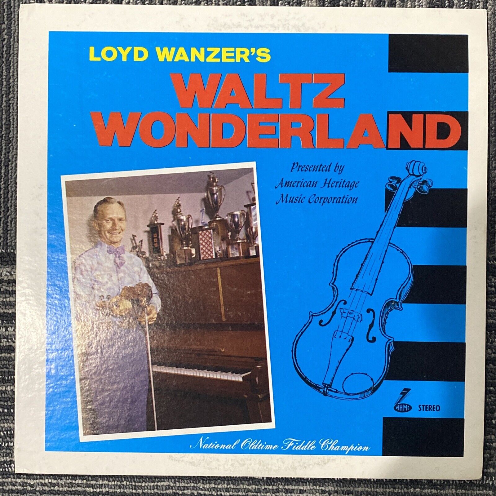 LOYD WANZER\'S WALTZ WONDERLAND RECORD ALBUM LP 33 VINTAGE 1969 AH4079