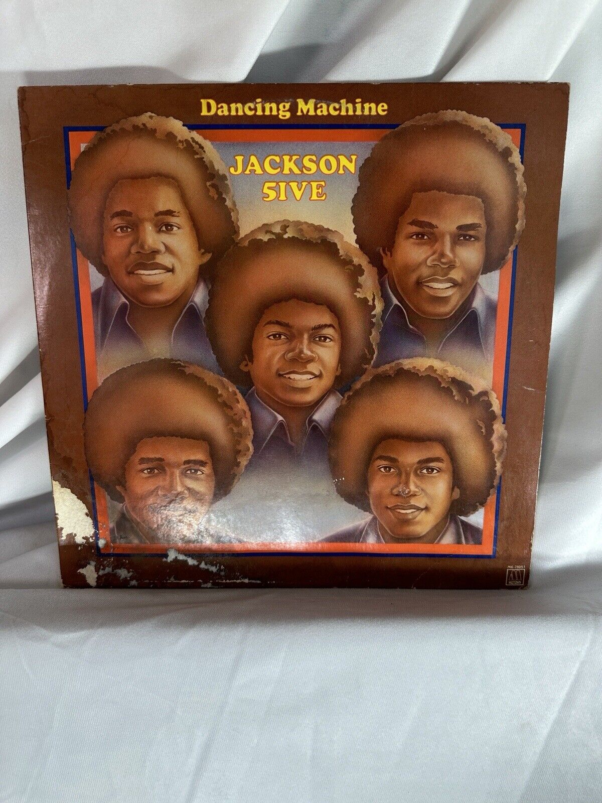 JACKSON FIVE 5 ~ DANCING MACHINE LP (1974) MOTOWN M6-780S1 STEREO R&B SOUL