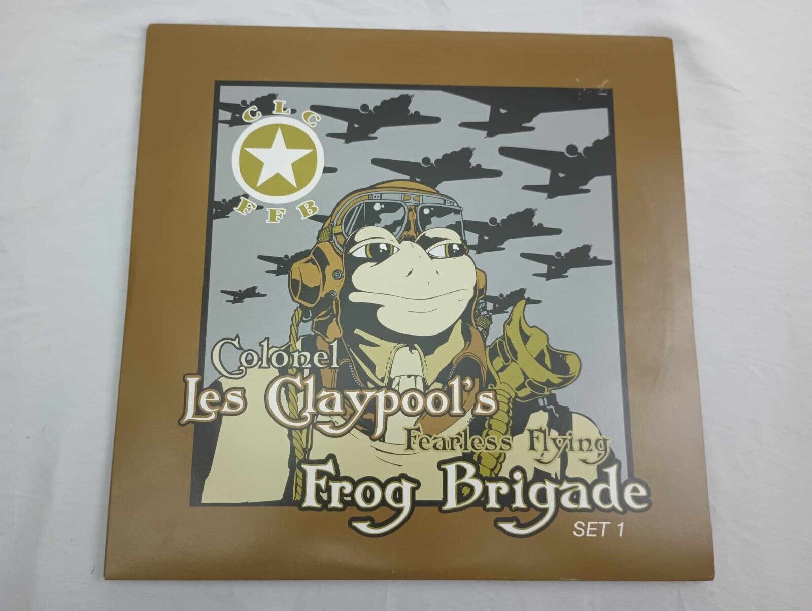 Les Claypool's Fearless Flying Frog Brigade Live Frogs Sets 1 & 2 Vinyl x3 green