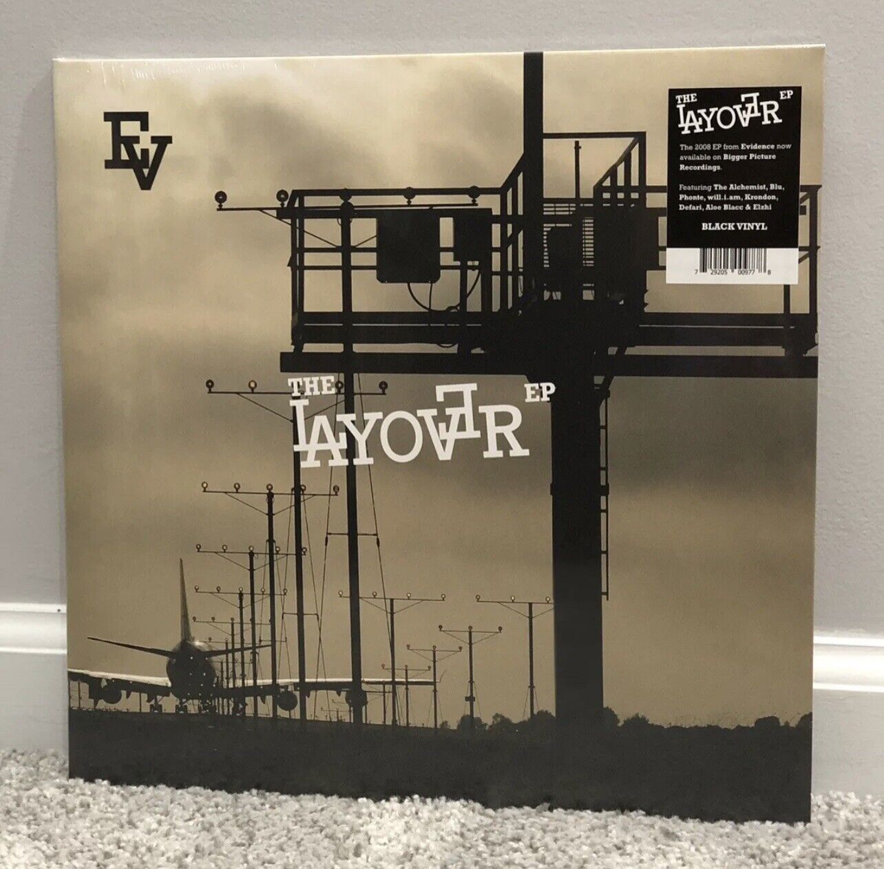 Evidence ‎The Layover EP Black Vinyl Limited Edition ALC Dilated Peoples Sealed