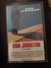 Vintage DON JOHNSON Heartbeat Album on Cassette picture