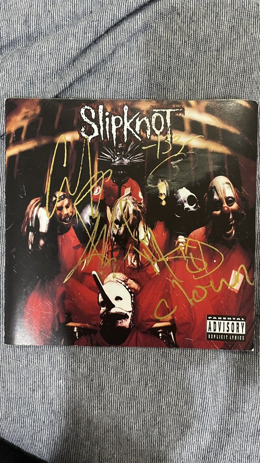 Signed Corey Taylor Slipknot Members 1999 CD Album