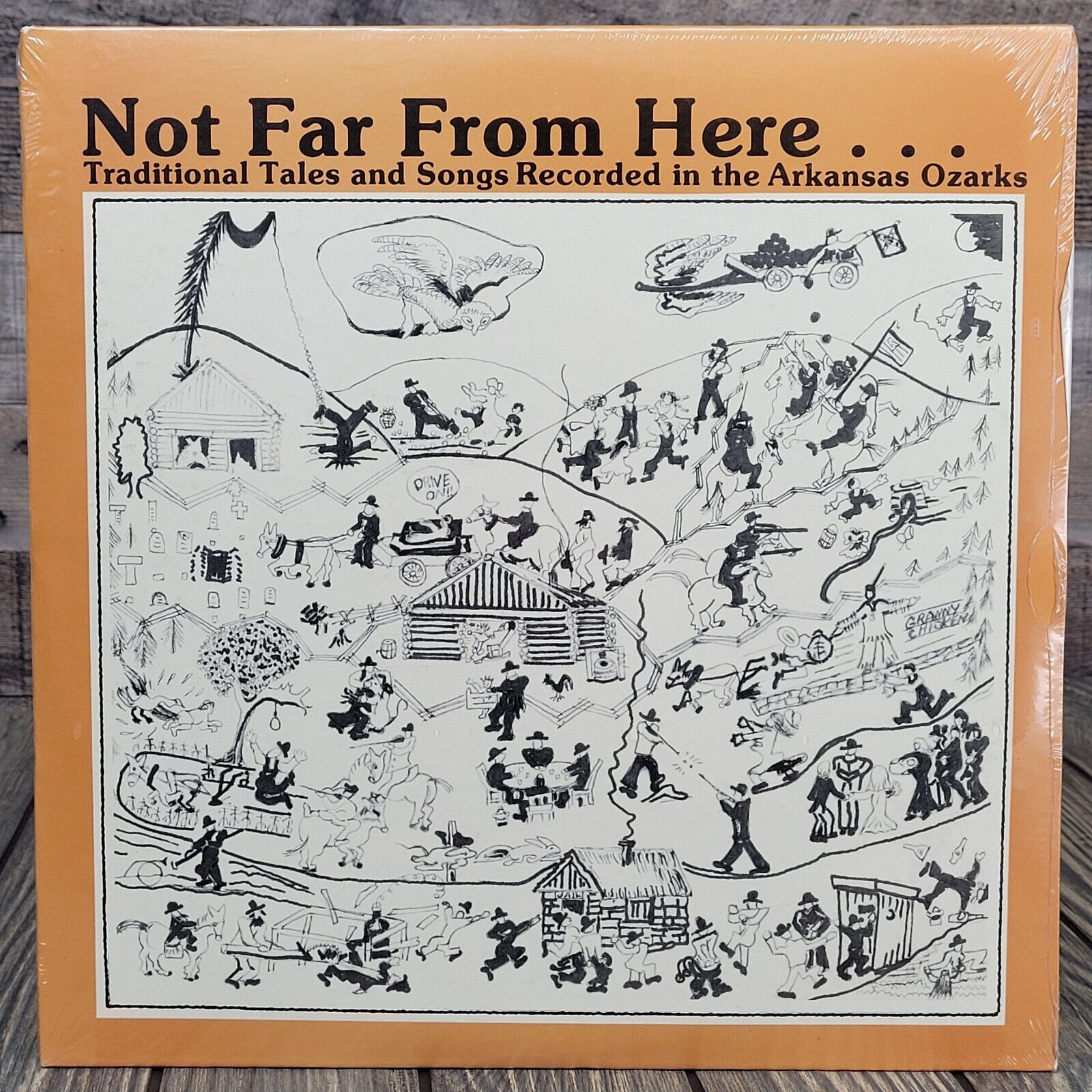 Not Far From Here: Arkansas Ozarks Folk Songs & Tales (2 LP Set, 1981) Sealed NM