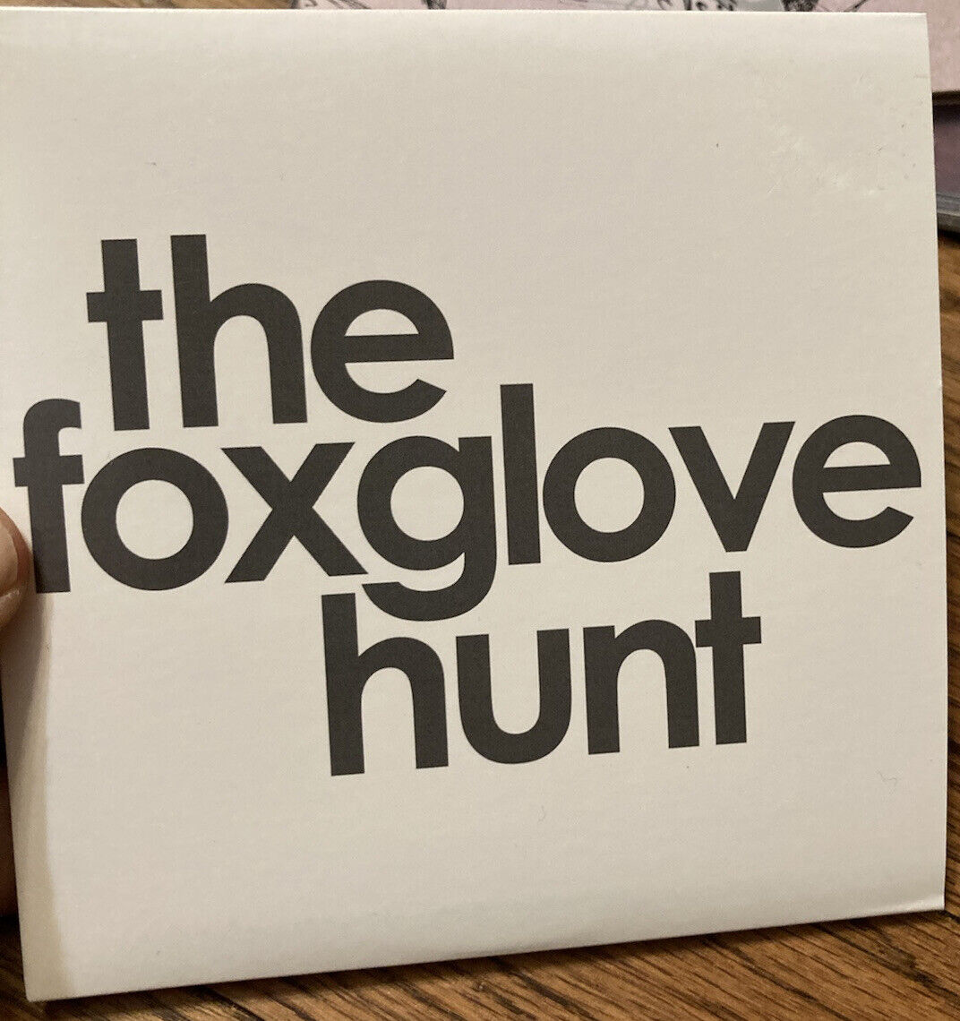 The Foxglove Hunt CD Very Rare synth-pop EP Demo