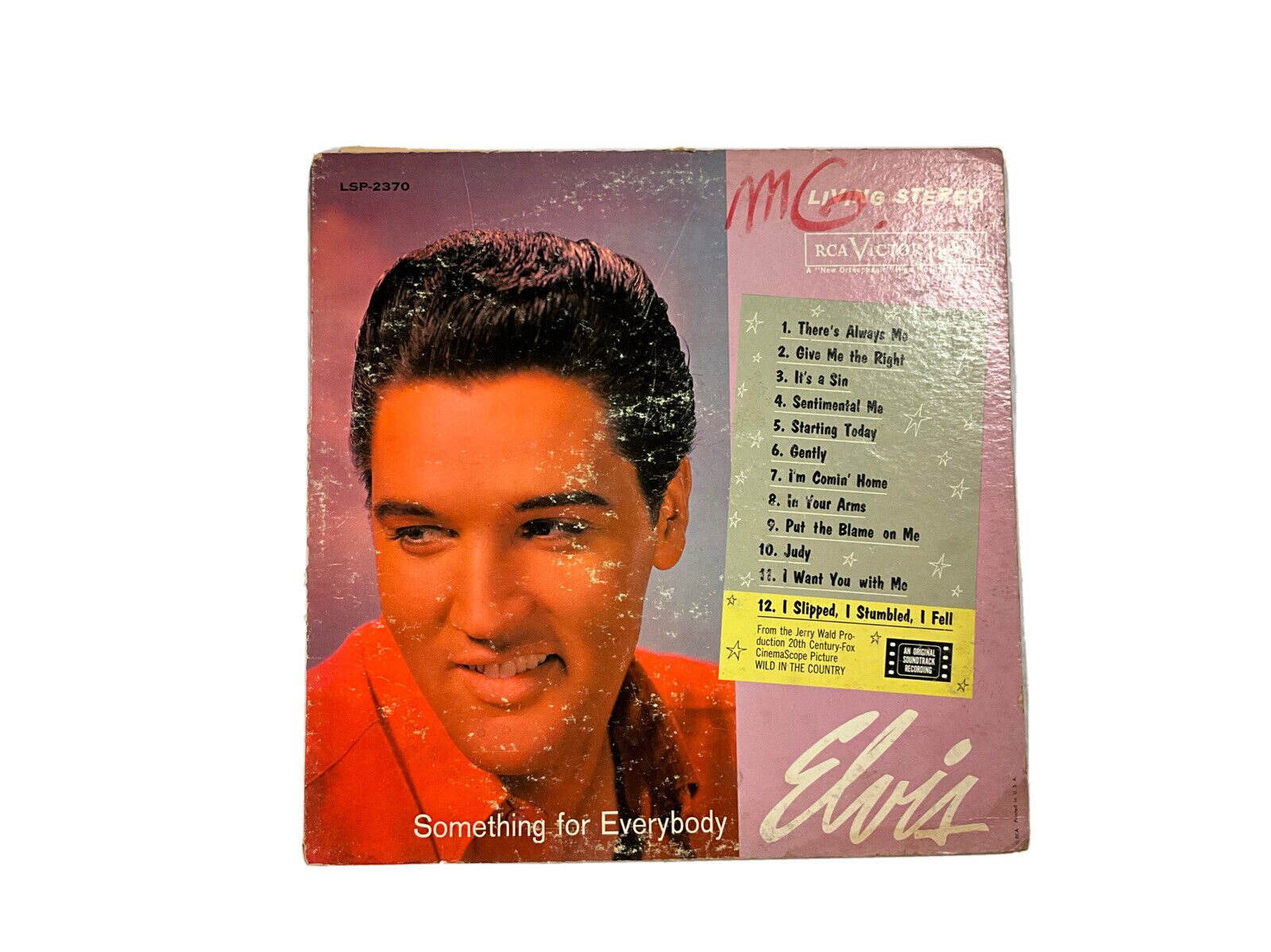 Elvis Presley - Something For Everybody LP  RCA Victor LPM-2370 - Original Mono