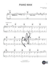 BILLY JOEL SIGNED AUTOGRAPH PIANO MAN MUSIC SHEET BECKETT BAS picture