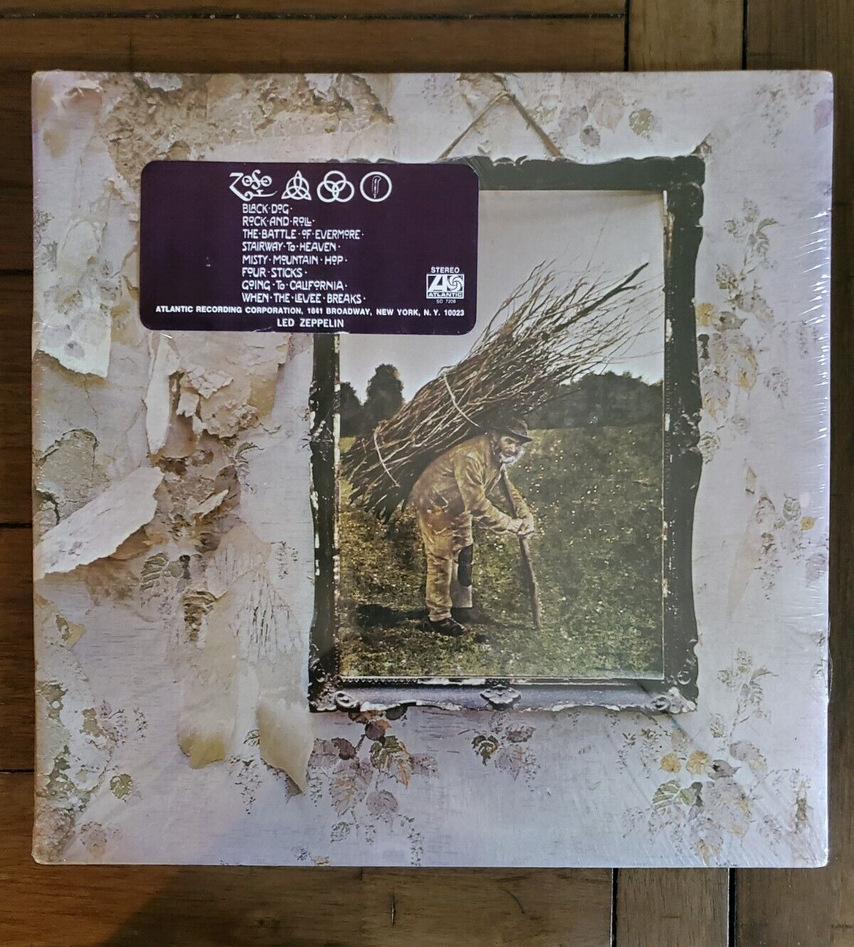 Led Zeppelin Untitled IV Atlantic SD-7208 1971 Early Press SEALED Original