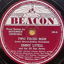 JAZZ Savannah Churchill - Jimmy Lytell 78 rpm BEACON 106 Two Faced Man picture