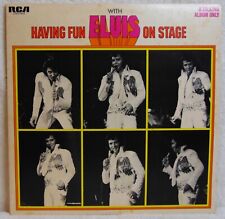 Elvis Presley–Having Fun With Elvis On Stage-1974 RCA Victor Monologue LP VG+ picture