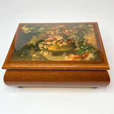 Reuge Musical Jewelry Box Italy Rare Vintage Swiss Movement Plays Love Story picture