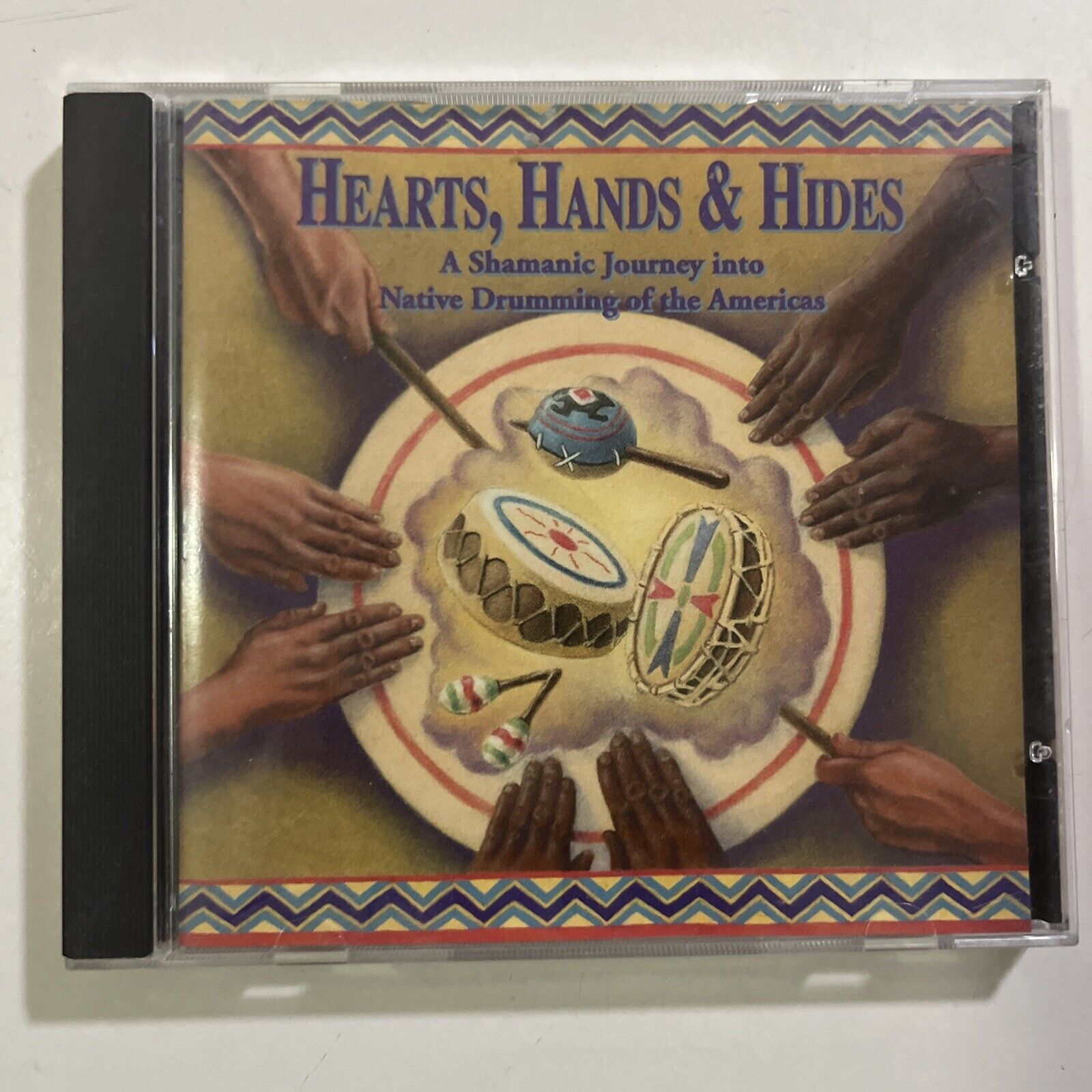 Hearts, Hands & Hides CD Shamanic Journey into Native Drumming Americas