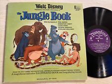 Walt Disney Presents The Jungle Book OST LP Disneyland + Book 1st MONO Press VG+ picture