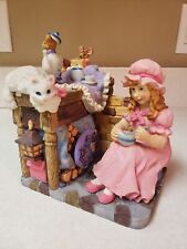 Vintage Little Miss Muffet Animated Music Box Plays Getting To Know You picture