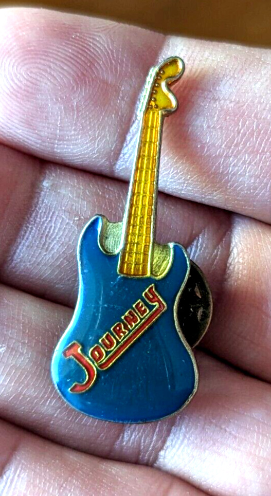 Vintage Journey - Blue Guitar - (Hat / Lapel Pin)