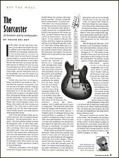 The Fender Starcaster guitar history 1991 pin-up article print picture