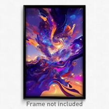 Art Poster - Energetic Vinyl Record (Psychedelic Trippy Weird 11x17 Print) picture