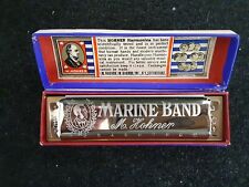 RARE NEW Pre War II Harmonica Hohner Marine Band 1896 Key C German Vintage Harp  picture