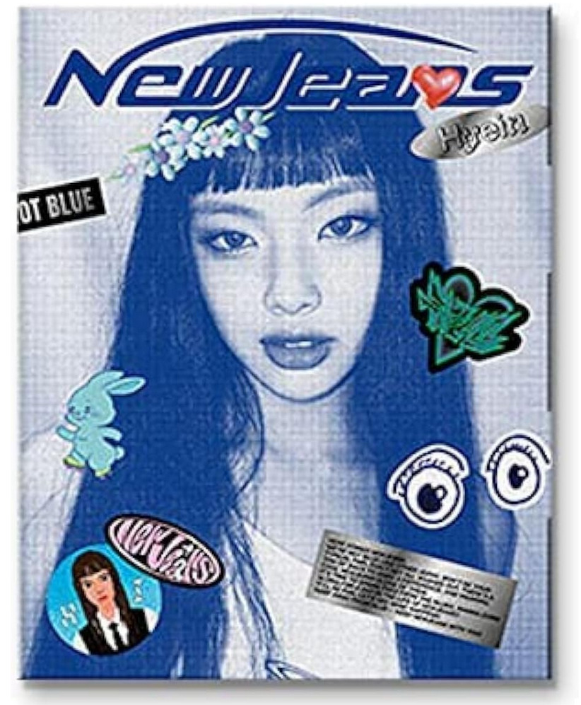 *US SHIPPING NEWJEANS Album 'New Jeans' BLUEBOOK [HYEIN Version] Sealed 