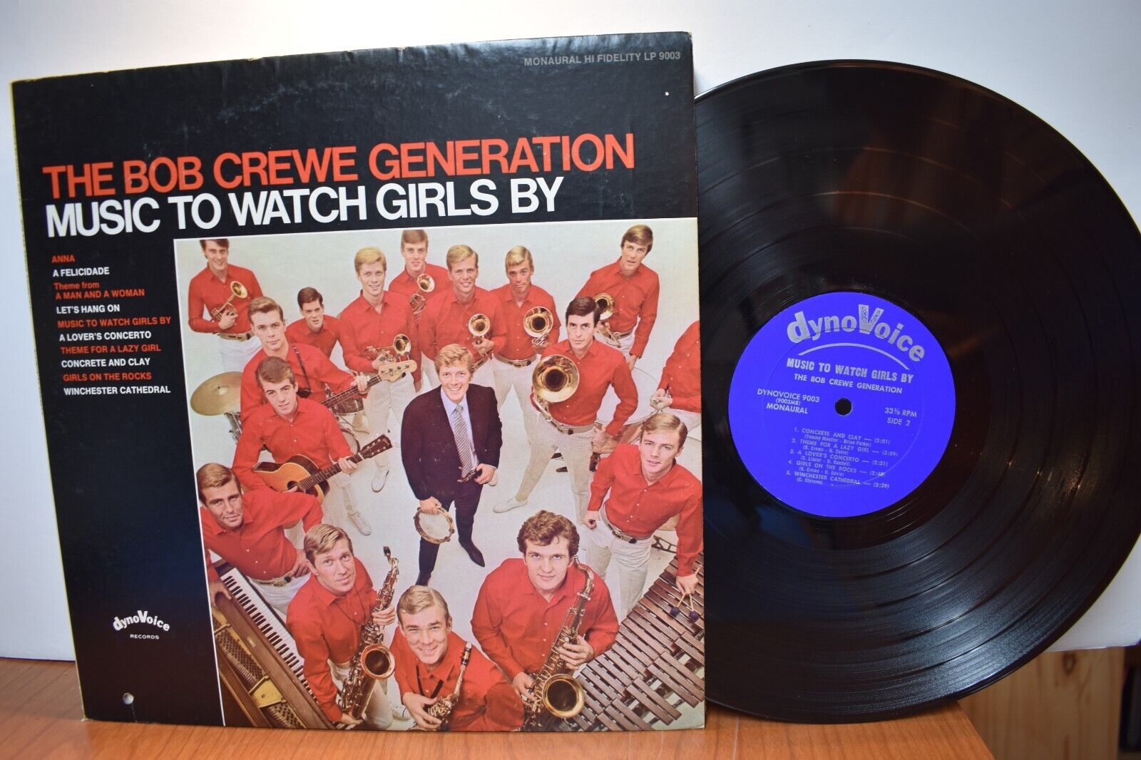 Bob Crewe Generation Music to Watch Girls By LP Dynovoice 9003 Mono
