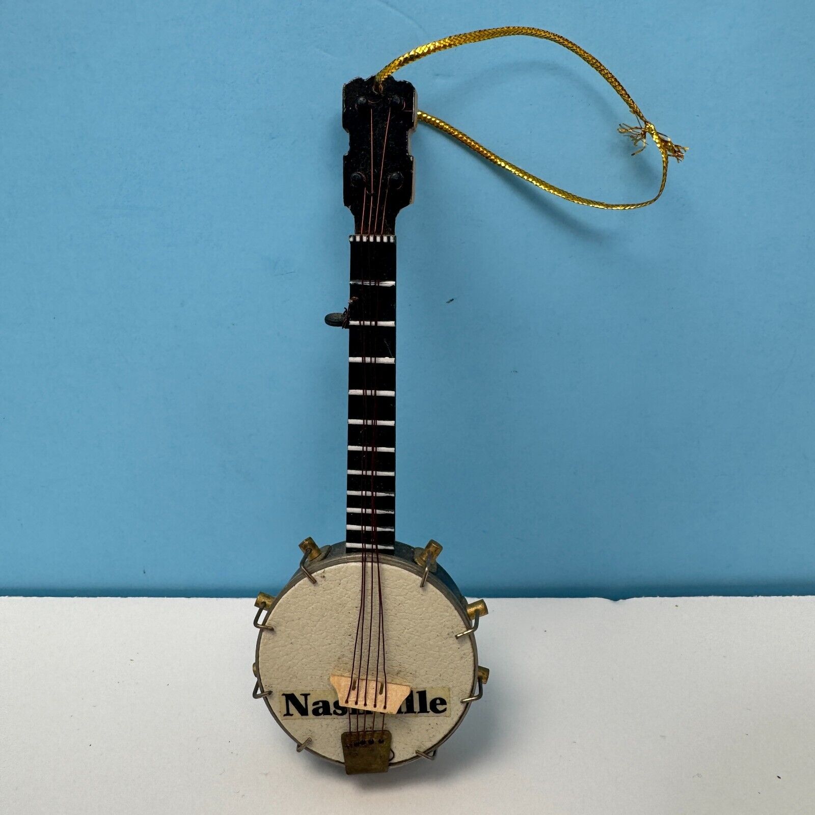 Nashville Redneck Country Banjo Handcrafted instrument Christmas Ornament