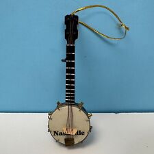 Nashville Redneck Country Banjo Handcrafted instrument Christmas Ornament picture